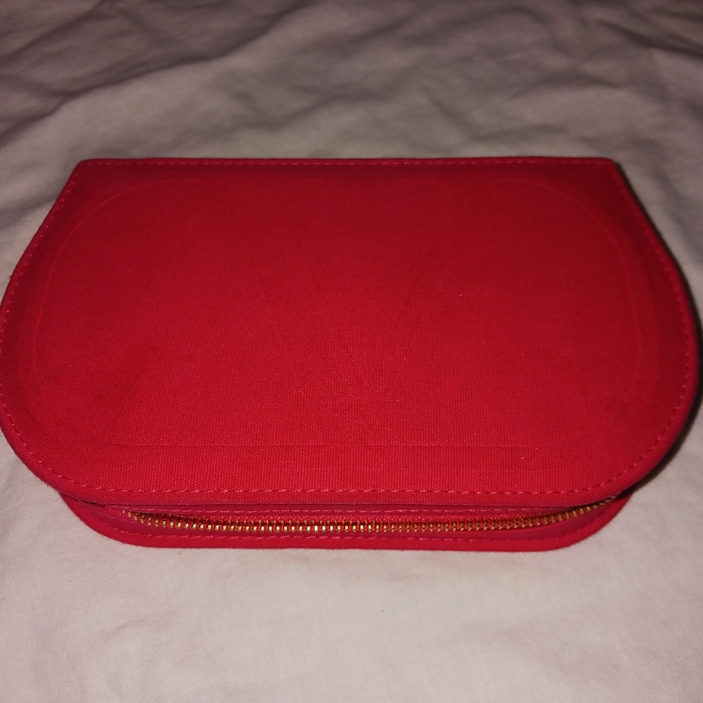 Valentino Red Zip Wallet